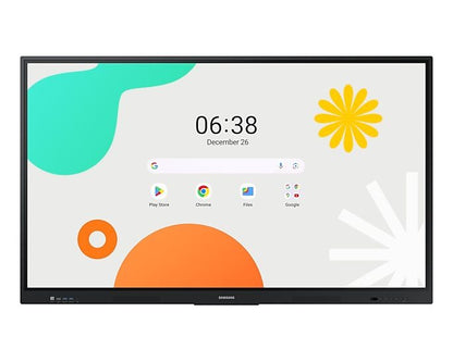 Samsung LH65WAFWLGCXEN lavagna interattiva 165,1 cm (65") 3840 x 2160 Pixel Touch screen Nero [LH65WAFWLGCXEN]