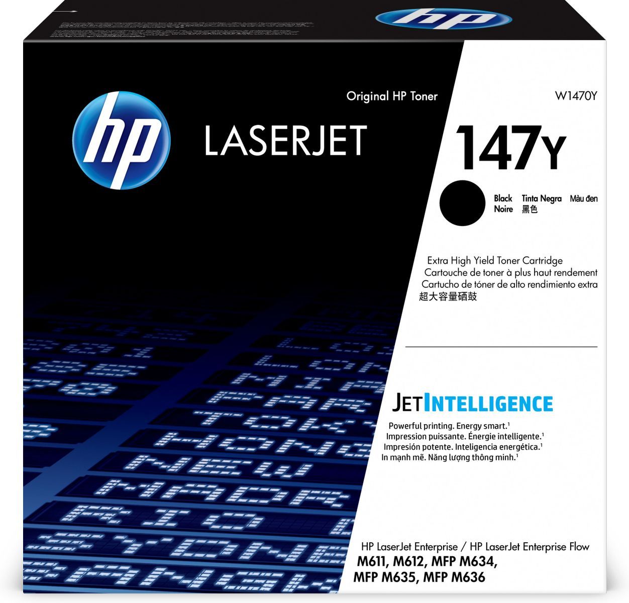 HP Cartuccia toner nero originale LaserJet 147Y ad altissima capacità [W1470Y]
