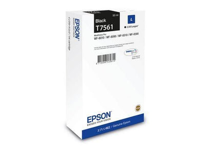 Epson WF-8xxx Series Ink Cartridge L Black [C13T75614N]