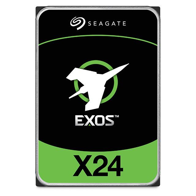 Seagate Exos X24 disco rigido interno 24 TB 7200 Giri/min 512 MB 3.5" SATA [ST24000NM002H]