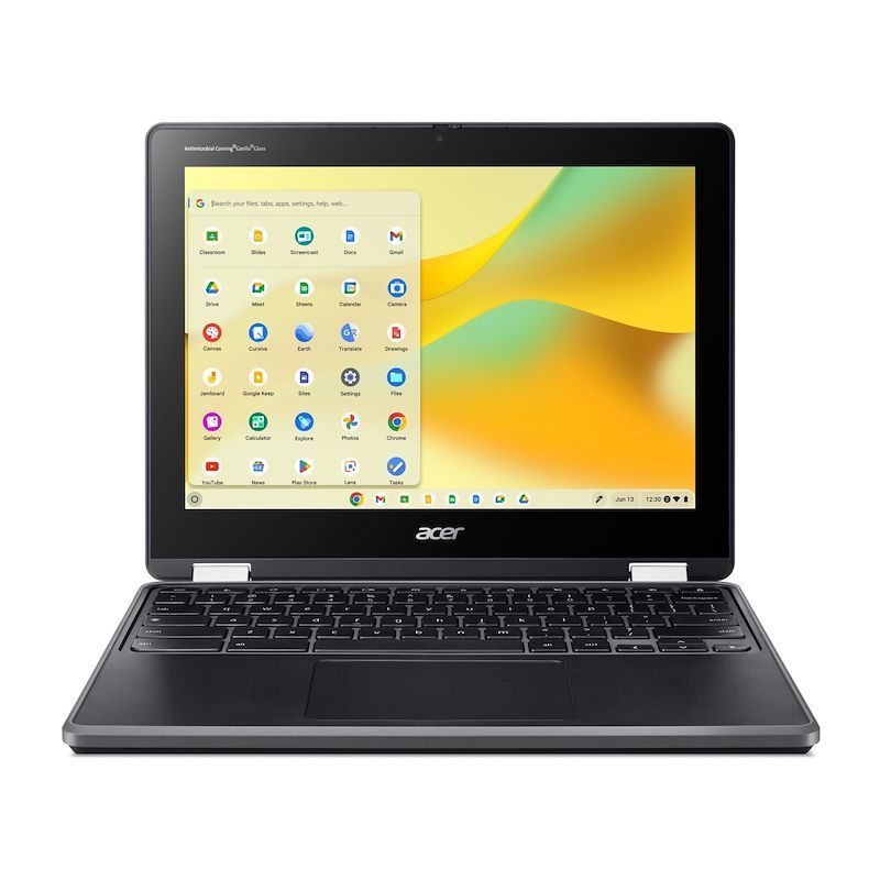 Acer Chromebook R856TNTCO-C8LP Intel N N100 30,5 cm (12") Touch screen HD+ 8 GB LPDDR5-SDRAM 64 GB eMMC Wi-Fi 6E (802.11ax) ChromeOS Nero [NX.KE5ET.002]