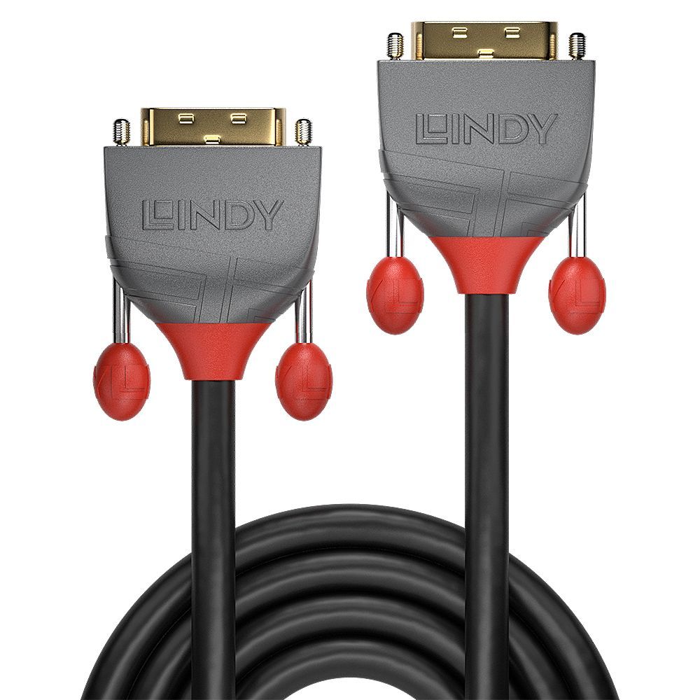 Lindy 36223 cavo DVI 3 m DVI-D Nero [LINDY36223]