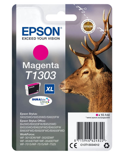 Epson Stag Cartuccia Magenta [C13T13034012]