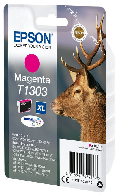 Epson Stag Cartuccia Magenta [C13T13034012]
