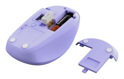 Trust Yvi+ mouse Universale Ambidestro RF senza fili + Bluetooth Ottico 1600 DPI [25583]