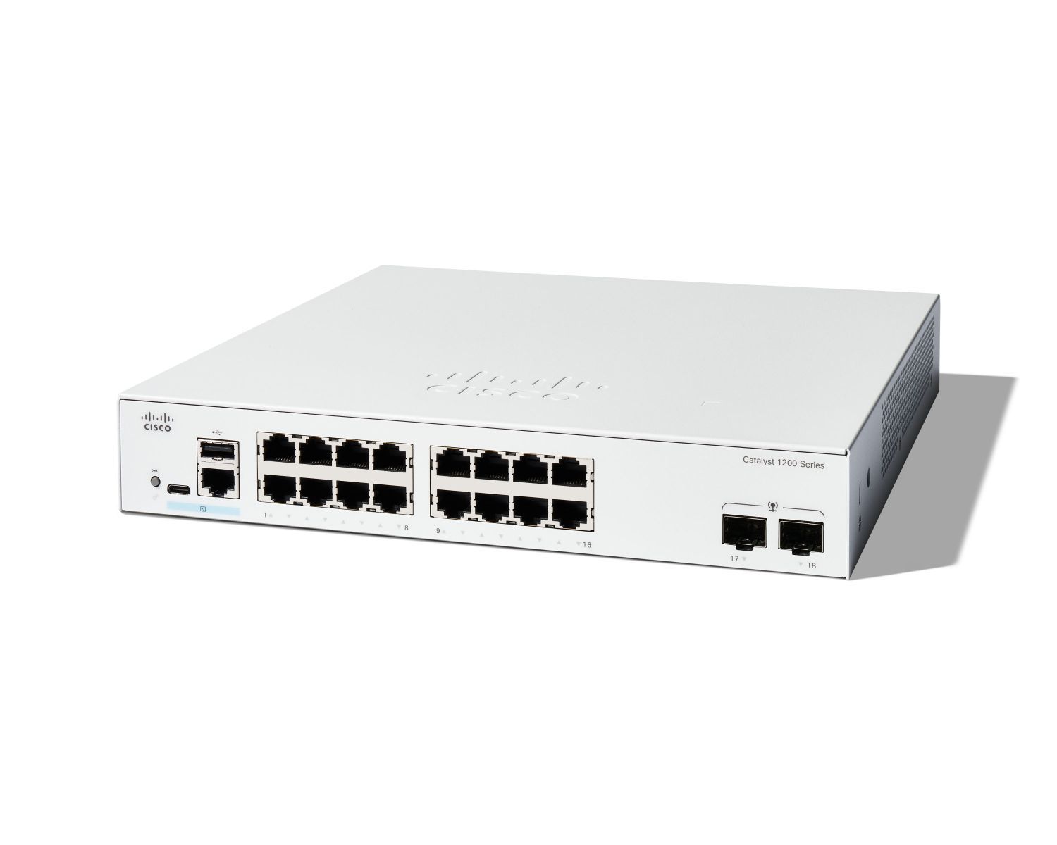 Cisco C1200-16T-2G switch di rete Gestito L2/L3 Gigabit Ethernet (10/100/1000) Bianco [C1200-16T-2G]