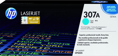 HP Cartuccia Toner originale ciano LaserJet 307A [CE741A]