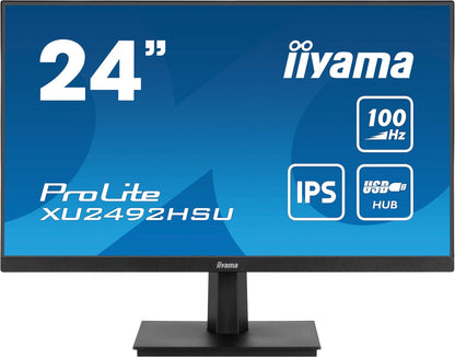 iiyama ProLite XU2492HSU-B6 Monitor PC 60,5 cm (23.8") 1920 x 1080 Pixel Full HD LED Nero [XU2492HSU-B6]