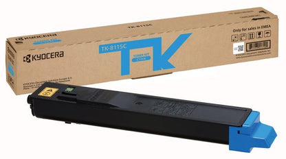 KYOCERA TK-8115C cartuccia toner 1 pz Originale Ciano [1T02P3CNL0]