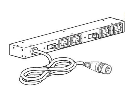 APC AP6032A unità di distribuzione dell'energia (PDU) 4 presa(e) AC 0U/1U Nero [AP6032A]