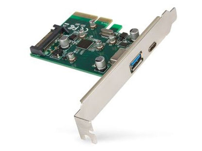 Hamlet Scheda Usb 3.1 PCI Express Type C+Type A trasferimento fino a 10 Gbps [HUSB312TCPCX]
