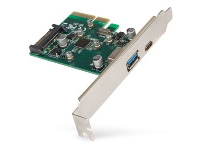 Hamlet Scheda Usb 3.1 PCI Express Type C+Type A trasferimento fino a 10 Gbps [HUSB312TCPCX]