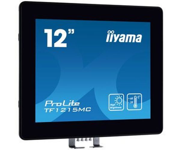iiyama TF1215MC-B1 Monitor PC 30,7 cm (12.1") 1024 x 768 Pixel LCD Touch screen Nero [TF1215MC-B1]