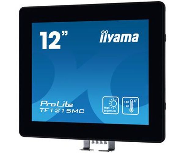 iiyama TF1215MC-B1 Monitor PC 30,7 cm (12.1") 1024 x 768 Pixel LCD Touch screen Nero [TF1215MC-B1]