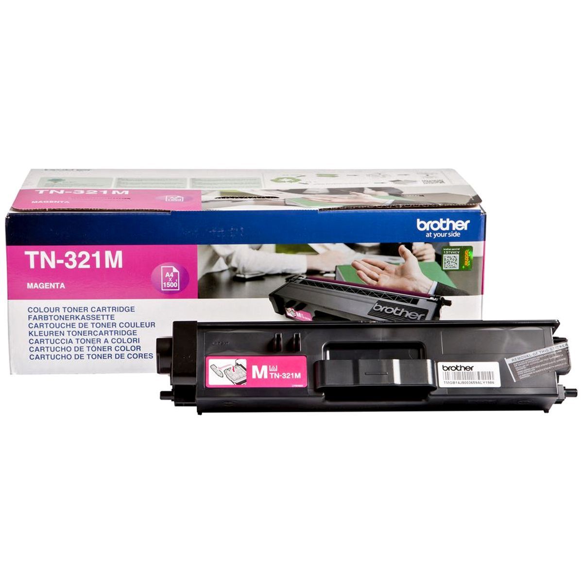 Brother TN-321M cartuccia toner 1 pz Originale Magenta [TN321M]