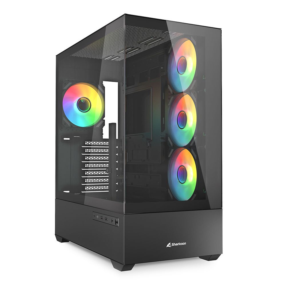 Sharkoon AK6 RGB Nero [AK6RGBBLACK]