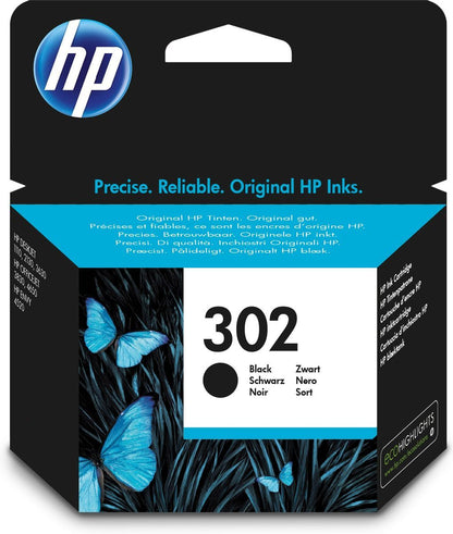 HP 302 BLACK INK CARTRIDGE [F6U66AE#UUS]