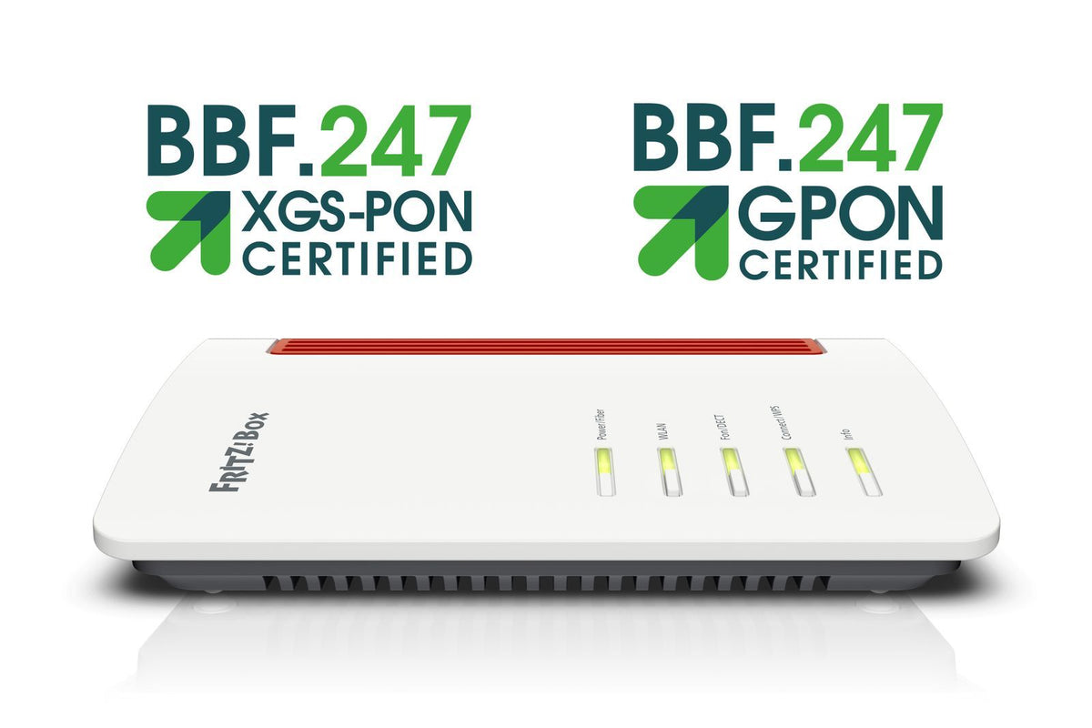 Box FRITZ! 5530 Fiber AON router wireless Gigabit Ethernet Dual-band (2.4 GHz/5 GHz) Bianco [20002937]