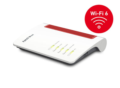 Box FRITZ! 5530 Fiber AON router wireless Gigabit Ethernet Dual-band (2.4 GHz/5 GHz) Bianco [20002937]