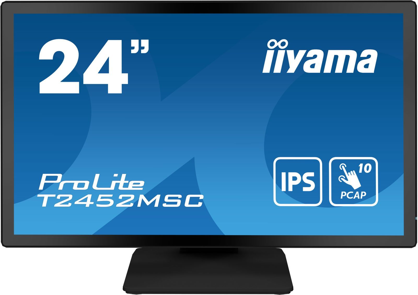 iiyama ProLite T2452MSC-B1 Monitor PC 60,5 cm (23.8") 1920 x 1080 Pixel Full HD LCD Touch screen Multi utente Nero [T2452MSC-B1]