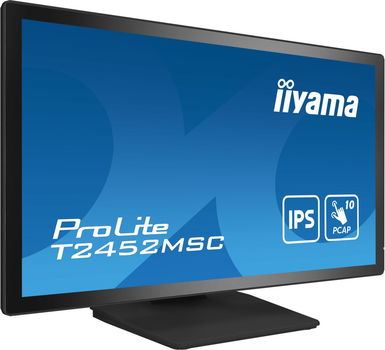 iiyama ProLite T2452MSC-B1 Monitor PC 60,5 cm (23.8") 1920 x 1080 Pixel Full HD LCD Touch screen Multi utente Nero [T2452MSC-B1]