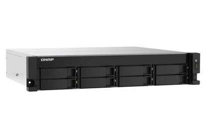QNAP TS-873AEU-4G server NAS e di archiviazione Armadio (2U) Ryzen Embedded V1500B 4 GB DDR4 QuTS hero Nero [TS-873AEU-4G]