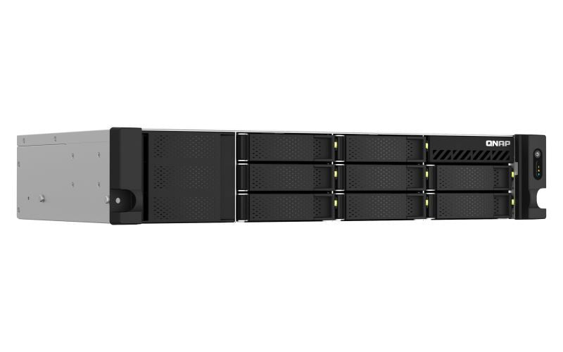 QNAP TS-873AEU-4G server NAS e di archiviazione Armadio (2U) Ryzen Embedded V1500B 4 GB DDR4 0 TB QuTS hero Nero [TS-873AEU-4G]