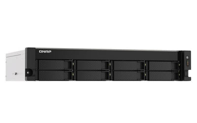 QNAP TS-873AEU-4G server NAS e di archiviazione Armadio (2U) Ryzen Embedded V1500B 4 GB DDR4 0 TB QuTS hero Nero [TS-873AEU-4G]