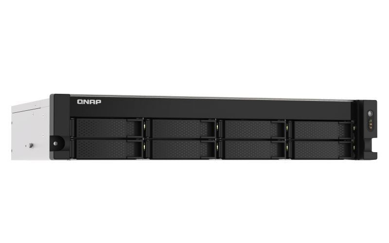 QNAP TS-873AEU-4G server NAS e di archiviazione Armadio (2U) Ryzen Embedded V1500B 4 GB DDR4 0 TB QuTS hero Nero [TS-873AEU-4G]