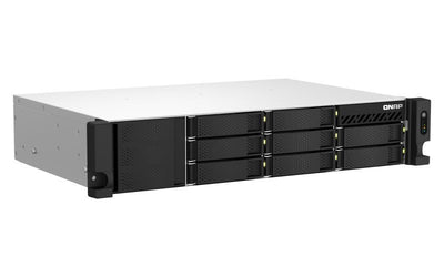 QNAP TS-873AEU-4G server NAS e di archiviazione Armadio (2U) Ryzen Embedded V1500B 4 GB DDR4 0 TB QuTS hero Nero [TS-873AEU-4G]