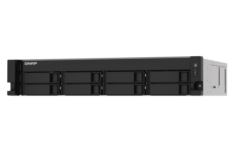 QNAP TS-873AEU-4G server NAS e di archiviazione Armadio (2U) Ryzen Embedded V1500B 4 GB DDR4 0 TB QuTS hero Nero [TS-873AEU-4G]