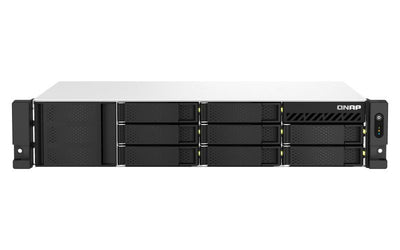 QNAP TS-873AEU-4G server NAS e di archiviazione Armadio (2U) Ryzen Embedded V1500B 4 GB DDR4 0 TB QuTS hero Nero [TS-873AEU-4G]