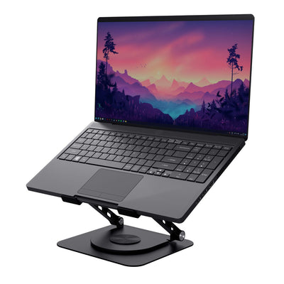 Trust Zeff Sopralzo per laptop in metallo - Nero [25482]