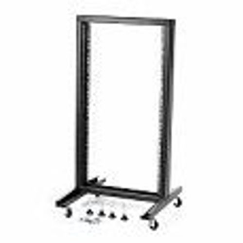 Open Rack 21U H.1000 con Ruote 1 coppia 19''Nero [AT-04971]