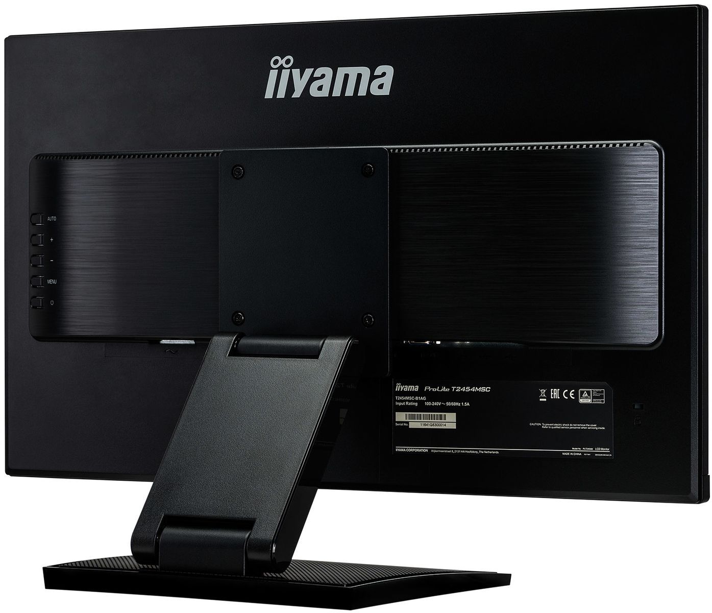 iiyama ProLite T2454MSC-B1AG Monitor PC 60,5 cm (23.8") 1920 x 1080 Pixel Full HD LED Touch screen Multi utente Nero [T2454MSC-B1AG] - ITPartners