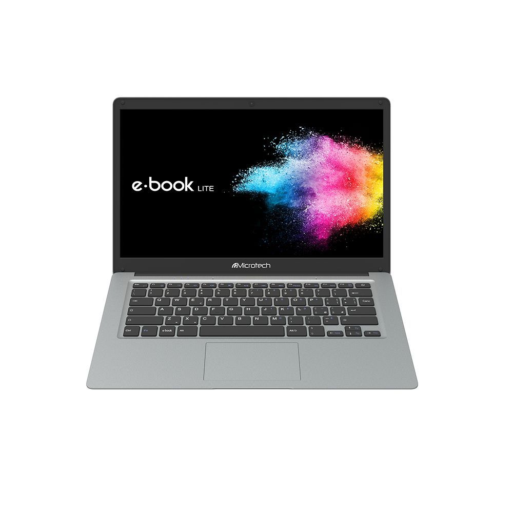 Microtech e-book Lite Intel Celeron N4020 Computer portatile 35,8 cm (14.1") Full HD 4 GB LPDDR4-SDRAM 64 GB eMMC Wi-Fi 5 (802.11ac) Windows 10 Pro Education Grigio [EBL14C/W3]