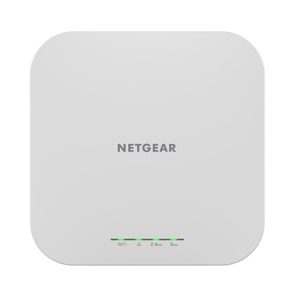 NETGEAR Insight Cloud Managed WiFi 6 AX1800 Dual Band Access Point (WAX610) 1800 Mbit/s Bianco Supporto Power over Ethernet (PoE) [WAX610-100EUS]