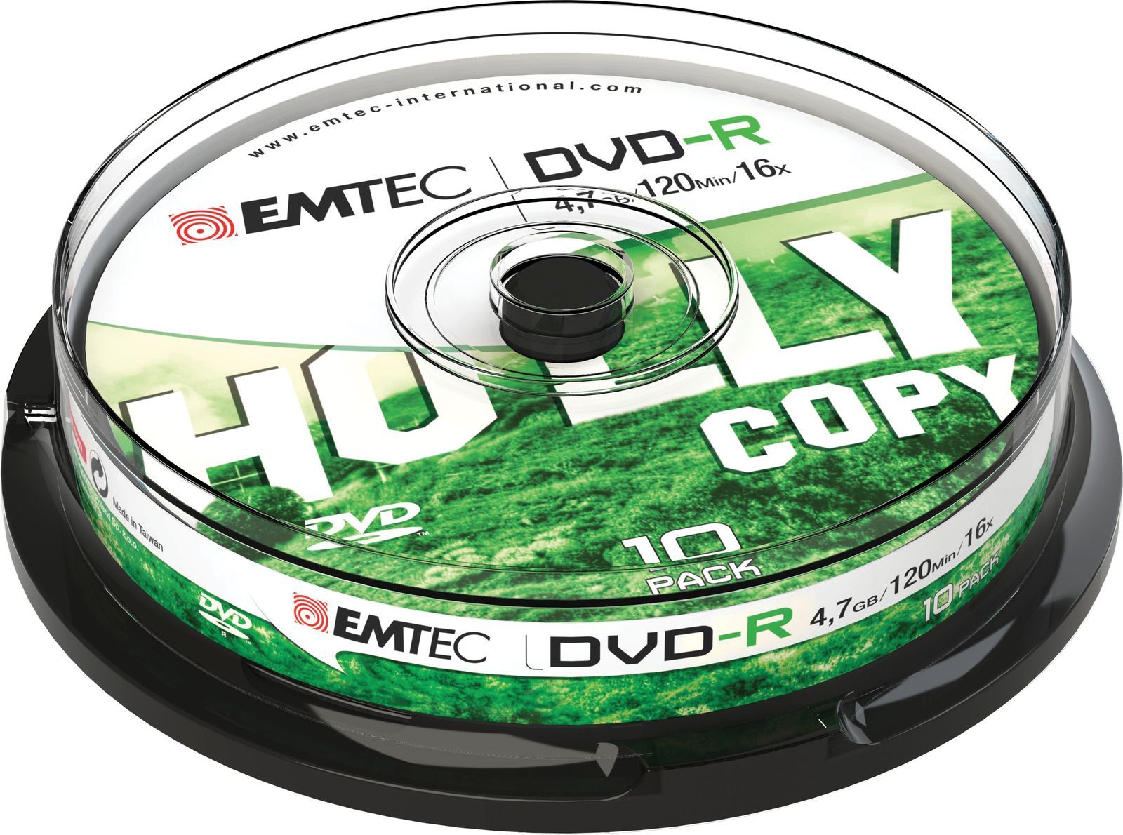 Emtec ECOVR471016CB DVD vergine 4,7 GB DVD-R 10 pz [ECOVR471016CB]