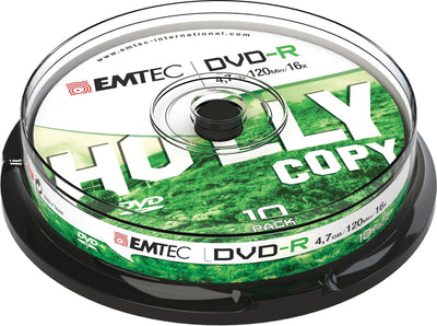Emtec ECOVR471016CB DVD vergine 4,7 GB DVD-R 10 pz [ECOVR471016CB]