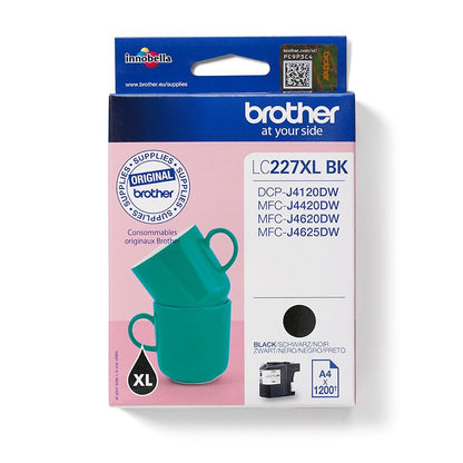 Brother LC227XLBK cartuccia d'inchiostro 1 pz Originale Nero [LC227XLBK]