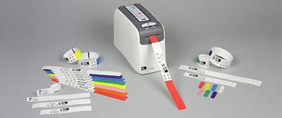 Zebra Z-Band Direct Wristband Bianco [10006995-1K]
