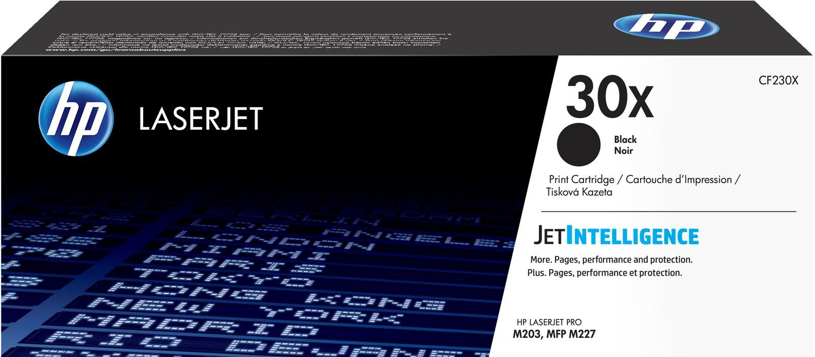 HP Cartuccia toner nero originale ad alta capacità LaserJet 30X [CF230X]