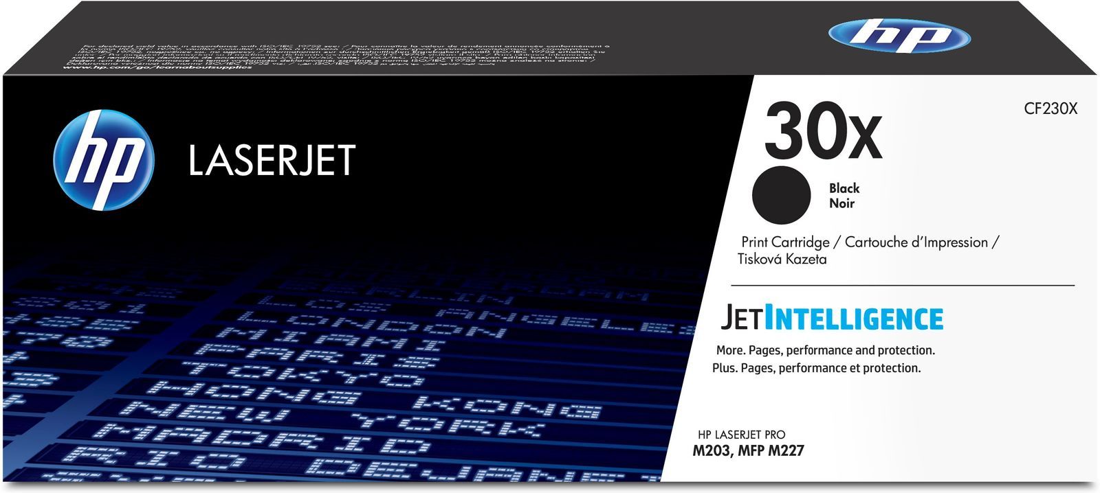 HP Cartuccia toner nero originale ad alta capacità LaserJet 30X [CF230X]