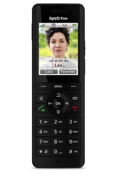 FRITZ!Fon X6 INT Telefono DECT Identificatore di chiamata Nero [20003009]
