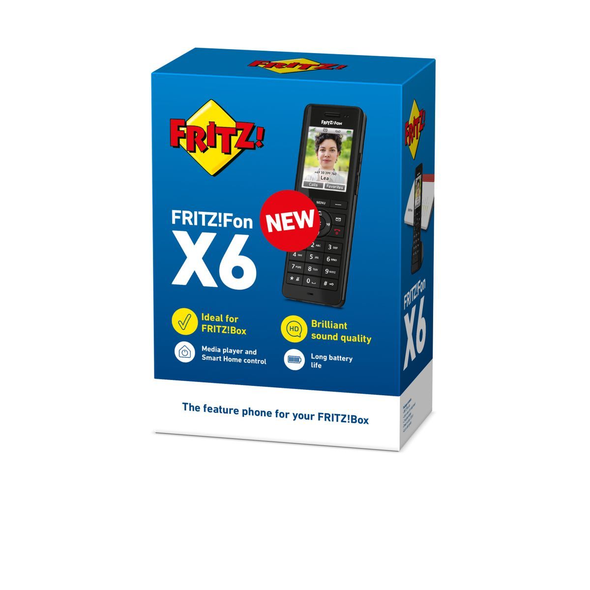 Fon X6 Telefono DECT Identificatore di chiamata Nero [20003009]