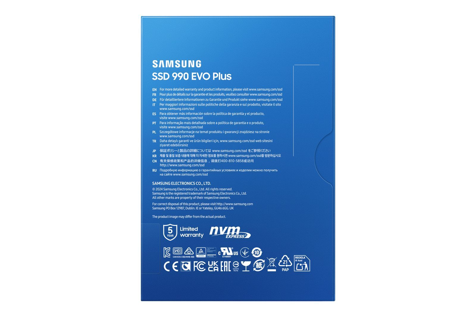 Samsung MZ-V9S2T0 2 TB M.2 PCI Express 4.0 NVMe V-NAND TLC [MZ-V9S2T0BW]
