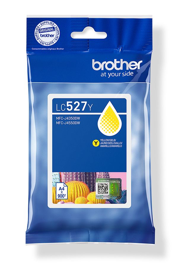 Brother LC527Y cartuccia d'inchiostro 1 pz Originale Giallo [LC527Y]