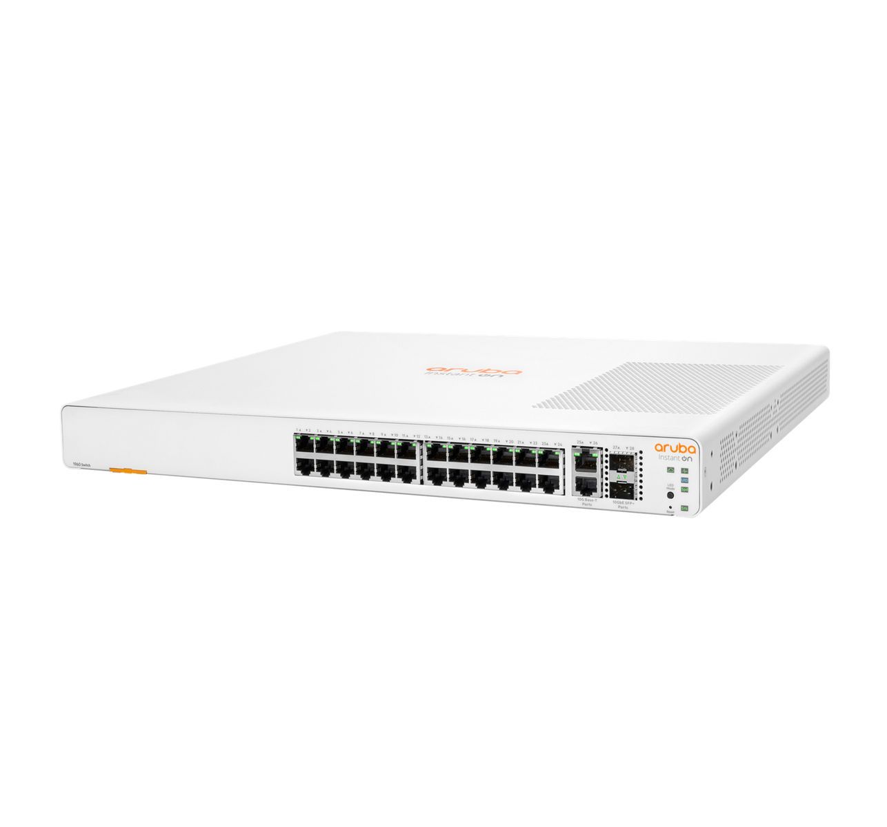HPE Aruba Networking Aruba Instant On 1960 24G 2XGT 2SFP+ Gestito L2+ Gigabit Ethernet (10/100/1000) 1U Bianco [JL806A#ABB]