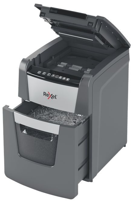 Rexel Distruggidocumenti automatico Optimum AutoFeed+ 100X con taglio a frammenti [2020100XEU]