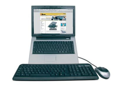 Hamlet Kit Tiramisù piattaforma per Notebook con tastiera e mouse usb [XTMS100KM]